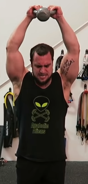 Intense 5 Minute Kettlebell Shoulder Workout