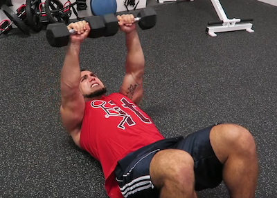 Intense dumbbell chest workout sale