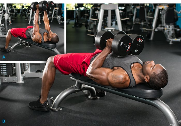 Our Go-To Home Chest Workout With Dumbbells – No Weights Bench