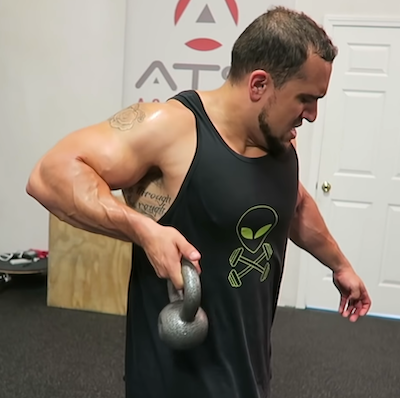 Intense 5-Minute Kettlebell Bicep Workout | How to Get Bigger Biceps!