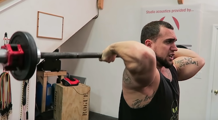 INTENSE 5-MINUTE BARBELL TRICEP WORKOUT | HOW TO BUILD BIGGER TRICEPS!