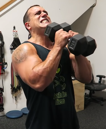 4-MINUTE TABATA DUMBBELL BICEP WORKOUT | HOW TO BUILD BIGGER BICEPS!