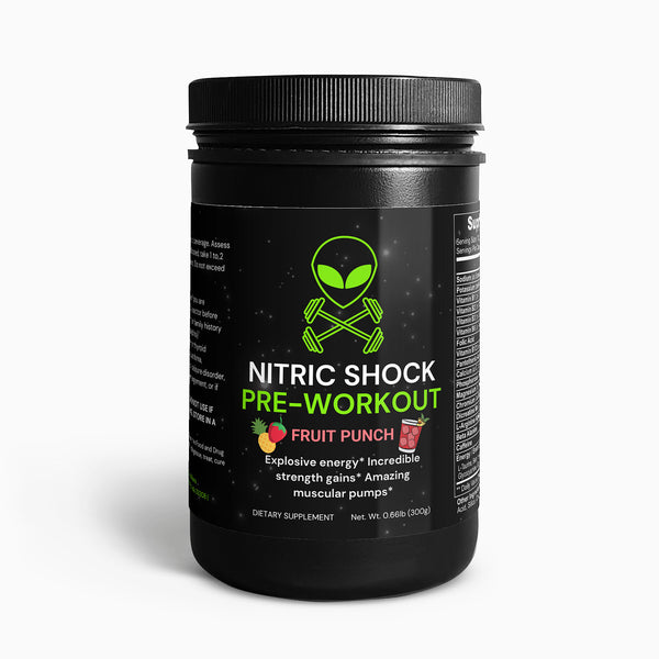 Nitric Shock Pre-Workout Powder (Fruit Punch)