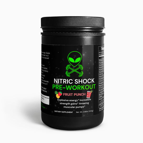 Nitric Shock Pre-Workout Powder (Fruit Punch)