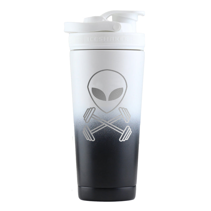 Anabolic Aliens Custom 26oz Ice Shaker - Black White Ombre