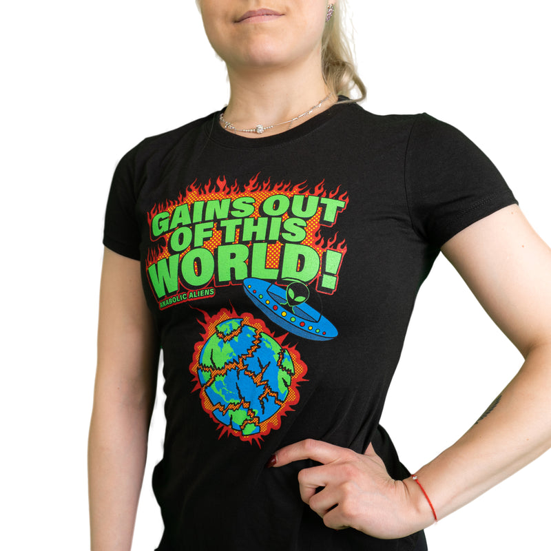 Women's Gains Out of This World T-Shirt